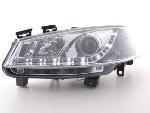 Paire de feux phares Daylight Led Renault Megane 03-06 Chrome