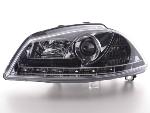 Paire de feux phares Daylight led DRL Seat Ibiza 3 6L 02-08 chrome