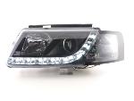 Paire de feux phares Daylight DRL Led VW Passat 3B de 97-00 Noir