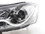 Paire de feux phares Daylight led VW Passat B7/3C 10-14 Chrome