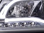 Paire de feux phares Daylight Led Audi A3 8P/8PA 03-08 chrome