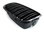 Paire grilles calandre BMW X6 E71 08-14 Look Sport Noir glossy