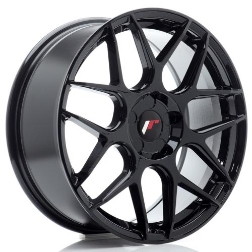 Jante JR Wheels JR18 18x7,5 ET40 - 5x108 - Noir brillant