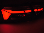 Paire de feux arriere Audi A5 de 2011 a 2016 FULL LED BAR Dyn Fume