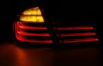 Paire feux arriere BMW serie 5 F10 Berline 10-13 LED BAR look LCI noir chrome