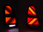 Paire de feux arriere Mini Cooper R50-R52-R53 de 2001 a 2006 Rouge - FULL Led