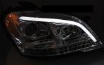 Paire de Phares Mercedes Classe ML W164 09-11 LED LTI chrome Dynamique