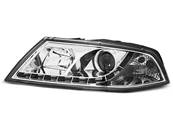 Paire de feux phares Skoda Octavia 2 04-08 xenon Daylight led chrome