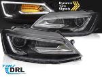 Paire de feux phares VW Jetta 6 11-18 Daylight led LTI Dyn noir