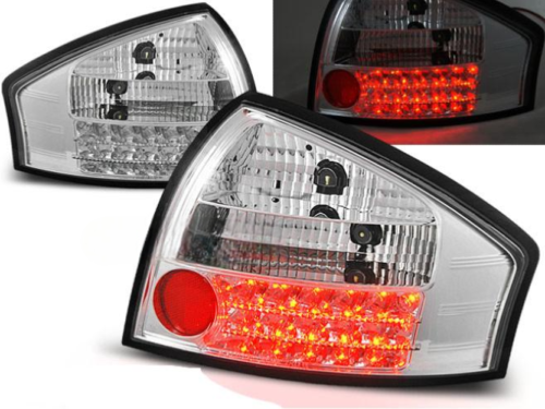 Paire de feux arriere Audi A6 C5 berline de 1997 a 2004 LED chrome