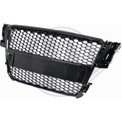 Grille Calandre Audi A5 B8 de 2007 a 2011 Noir Brillant ABS