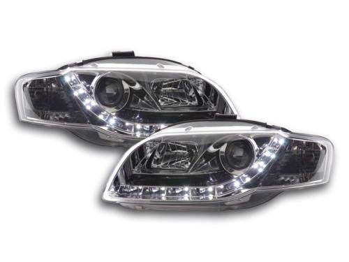 Paire de feux phares Daylight Led Audi A4 8E 2005-2007 Chrome