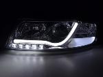 Paire de feux phares Led DRL Audi A4 type 8E/B6 de 2001 a 2004 chrome