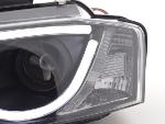 Paire de feux phares Daylight Led DRL Audi A3 8P/8PA 08-12 Noir