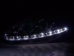 Paire de feux phares Daylight Led Fiat Grande Punto 05-08 Chrome