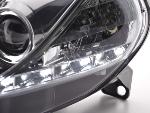 Paire de feux phares Daylight Led DRL Fiat Grande Punto 199 05-08 chrome