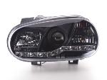 Paire de feux phares Daylight Led VW Golf 4 1J 98-03 Noir