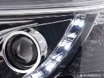 Paire de feux phares Daylight led DRL VW Bus T5 de 03-09 chrome