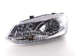 Paire de feux phares Daylight led VW Polo 6R de 10-14 chrome