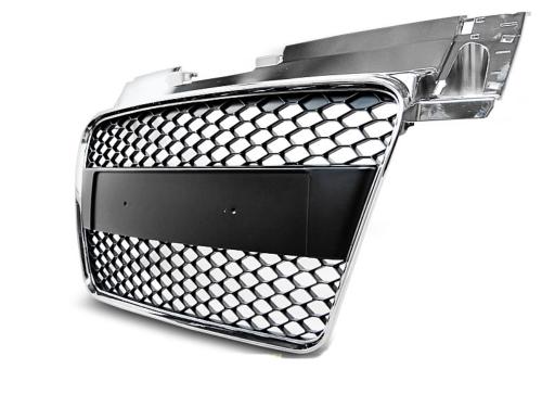 Grille de calandre pour Audi TT 2006 a 2014 chrome noir Sport Style