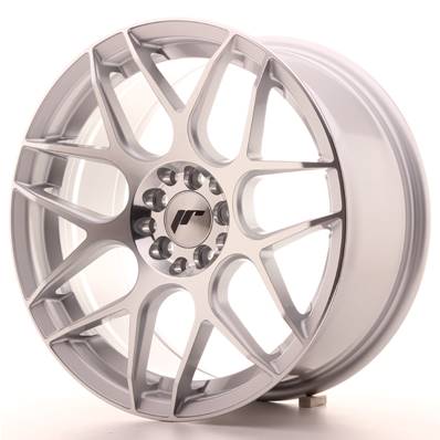 Jante JAPAN RACING JR18 17" x 8" 4x100 4x114,3 ET 35 Machined Face Silver