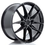 Jante JR Wheels JR44 20x9,5 ET20-57 - 5 trous sur mesure - Black machined w/ Tinted face