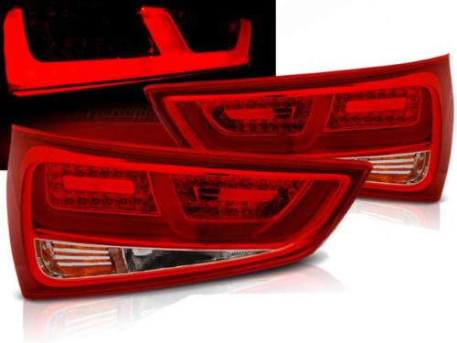 Paire de feux arriere Audi A1 de 2010 a 12/2014 LED BAR rouge et blanc