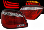 Paire feux arriere BMW serie 5 E60 LCI Berline 07-10 LED BAR Rouge blanc