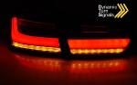 Paire de feux arriere BMW serie 3 F30 Berline 11-18 FULL LED BAR Noir Fume