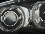 Paire de phares BMW serie 3 E46 Berline 01-05 angel eyes led noir