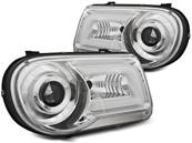 Paire de feux phares Chrysler 300C de 2005 a 2010 Daylight LTI chrome