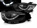 Paire de feux phares Mazda CX5 11-15 LED DRL noir