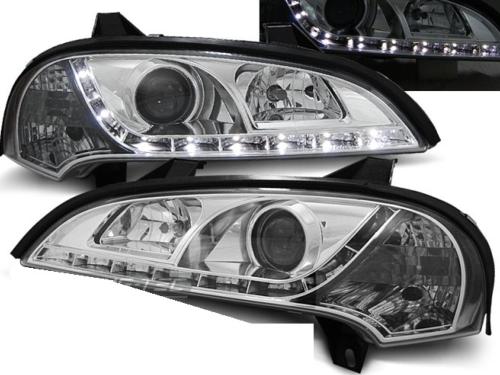 Paire de feux phares Opel Tigra 94-00 Daylight led chrome