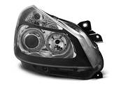 Paire de feux phares Renault Clio 3 05-09 angel eyes noir