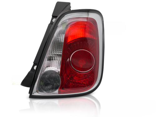 Feu Arriere Droit Adaptable Fiat 500 07-15 Rouge blanc