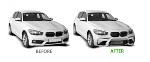 Pare choc avant BMW serie 1 F20 F21 LCI de 2015 a 2018 Look Sport ABS PDC