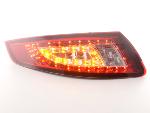 Paire feux arrière Porsche 911 type 997 2005 a 2009 Rouge Chrome Led