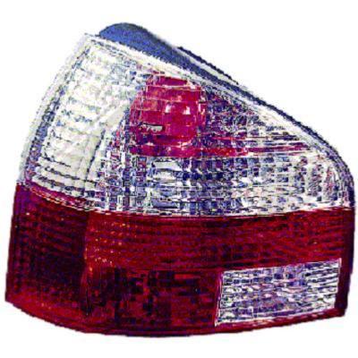 Paire de Feux arriere Design Audi A3 8L 1996 a 2000 Rouge Chrome