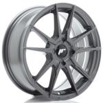 Jante JR Wheels JR21 17x7 ET20-40- 4x100/4x114,3 - Hyper Gray