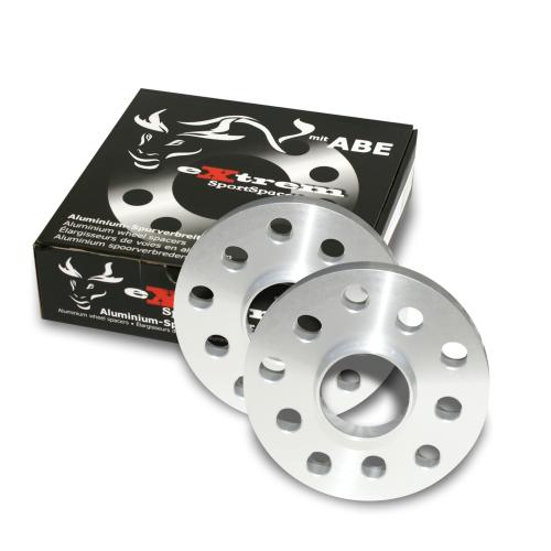 Jeu de 2 Cales 20mm pour Audi A4 type B5 de 1994 a 2000 + bague de centrage