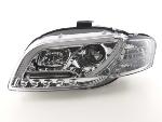 Paire de feux phares Daylight DRL led Audi A4 8E/B7 2004-2008 Chrome