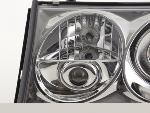 Paire de feux phares Design Mercedes Classe E W124 1985-1993 chrome