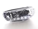 Paire de feux phares Daylight Led VW Scirocco de 08-14 chrome