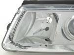 Paire de feux phares Design VW Passat 3B de 97-00 chrome