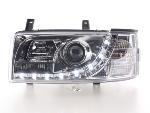 Paire de feux phares Daylight Led VW Bus T4 90-03 chrome