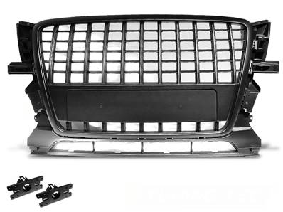 Grille de calandre pour Audi Q5 2008 a 2012 look Sport noir Matt