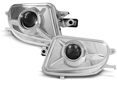 Paire antibrouillard Mercedes W210 de 06/1999 a 03/2002 Chrome