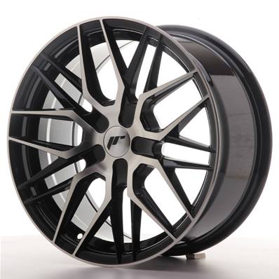 Jante JAPAN RACING JR28 17x8 ET25-40 BLANK Glossy Black Machined Face