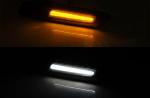 Paire clignotant repetiteur BMW Serie 1 de 2007 a 2010 Led Noir Glossy Fume