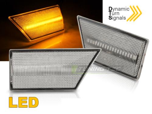 Paire de clignotant repetiteur Opel Signum 2002-2008 Clair Led Dynamique